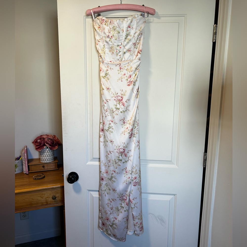 V. Chapman The June Dress in Pink Rose